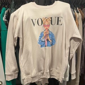 Beautiful Vogue sweatshirt. Never worn